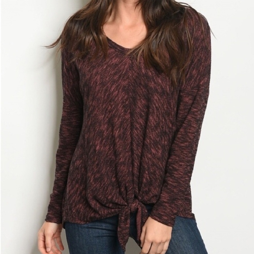Pretty tie front top